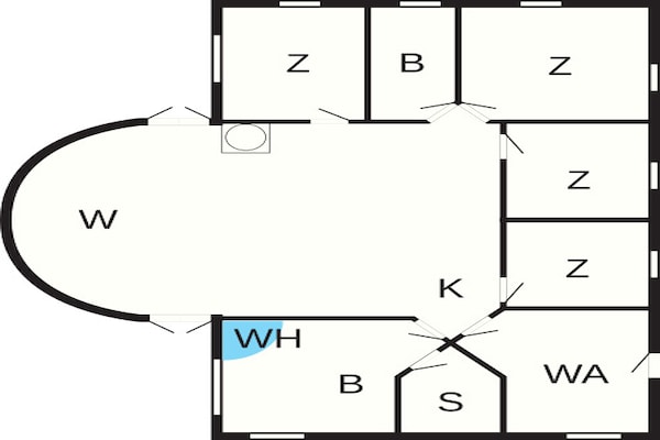 Foto van Luxe Fjordzicht Toevluchtsoord-By Traum - Vakantiehuis in Højslev - FloorPlan