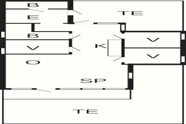 Foto van Rustige Oase nabij Golfbaan-By Traum - Vakantiehuis in Hals - FloorPlan