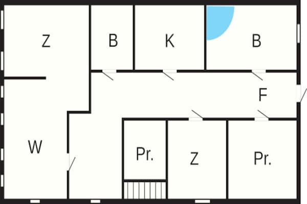 Foto van 6 persoons vakantie huis in VISBY - Vakantiehuis in VISBY - FloorPlan