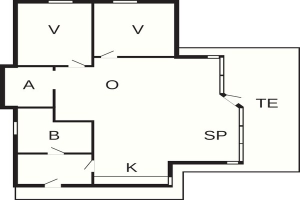 Foto van 6 persoons vakantie huis in Ebeltoft - Vakantiehuis in Ebeltoft - FloorPlan