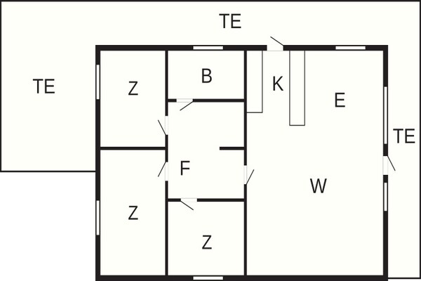 Foto van Familievakantiehuis aan de Noordzee - Vakantiehuis in Lemvig - FloorPlan