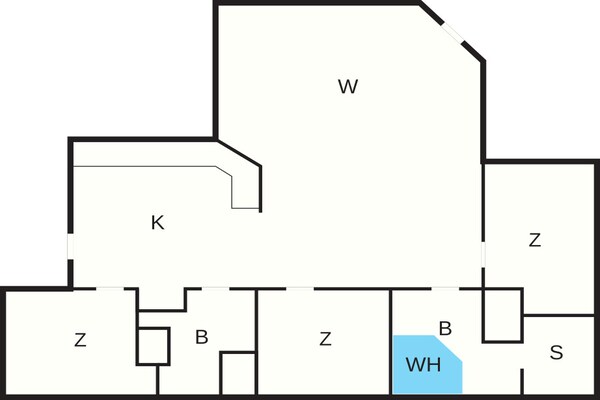 Foto van 6 persoons vakantie huis in Henne - Vakantiehuis in Henne - FloorPlan