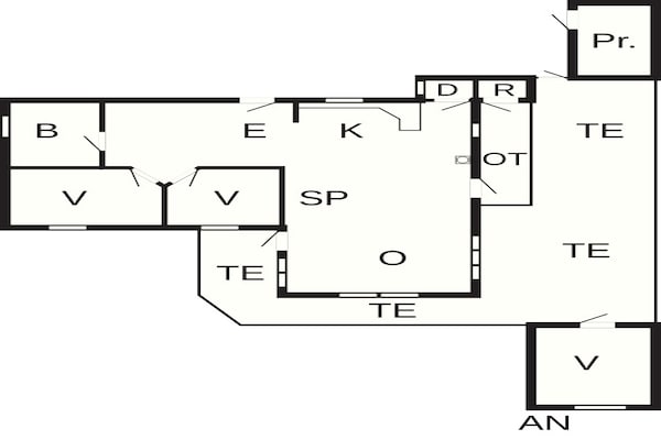 Foto van 6 persoons vakantie huis in Ulfborg - Vakantiehuis in Ulfborg - FloorPlan