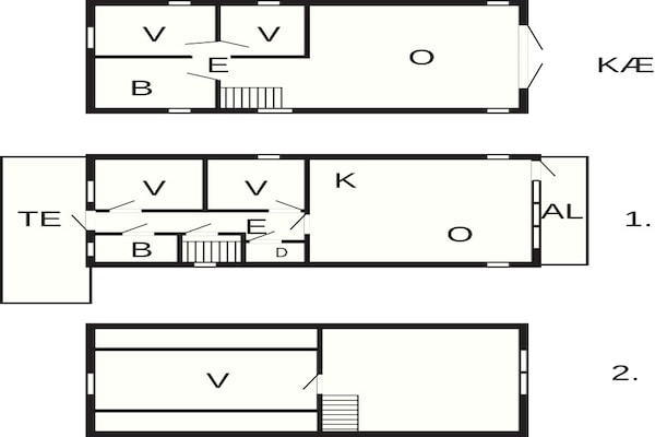 Foto van 6 persoons vakantie huis in VATNE - Vakantiehuis in Vatne - FloorPlan