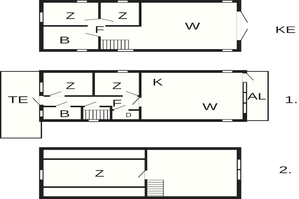 Foto van 6 persoons vakantie huis in VATNE - Vakantiehuis in Vatne - FloorPlan