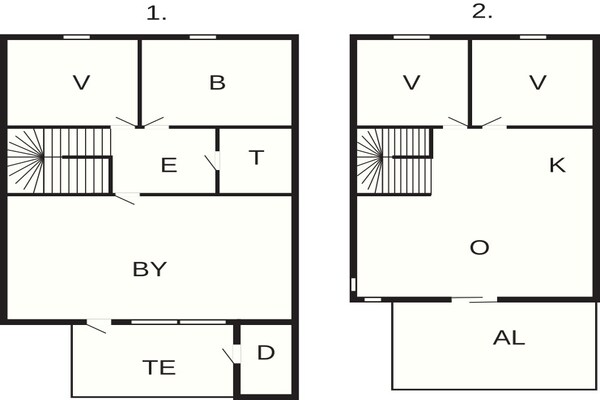 Foto van 6 persoons vakantie huis in Dyrvik - Vakantiehuis in Dyrvik - FloorPlan