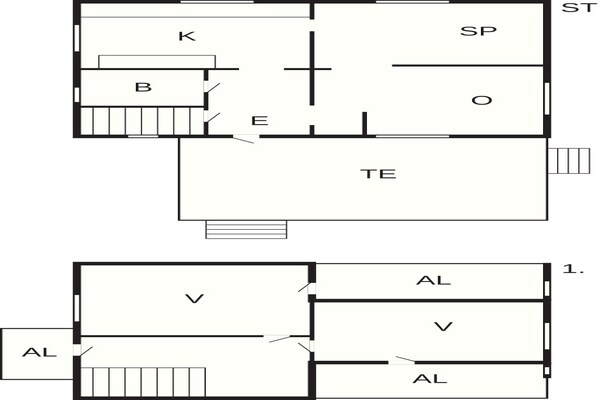 Foto van 7 persoons vakantie huis in DOCKSTA - Vakantiehuis in DOCKSTA - FloorPlan