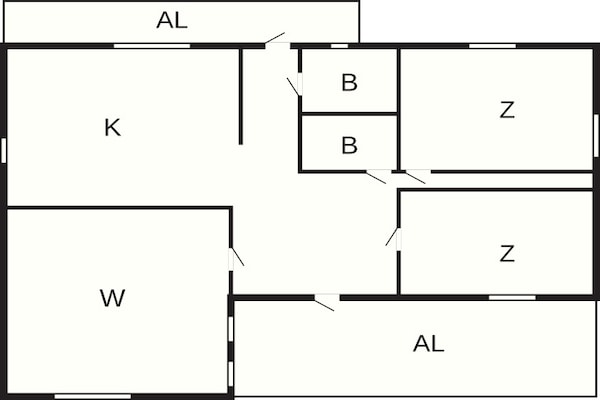 Foto van Vintage Bosverblijf-By Traum - Vakantiehuis in RÖRBÄCKSNÄS - FloorPlan