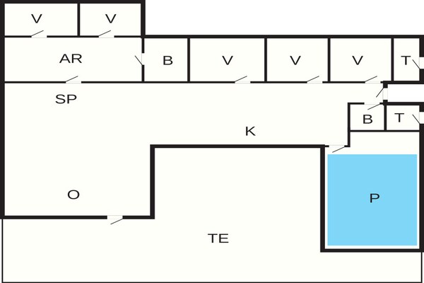 Foto van 14 persoons vakantie huis in Vejby - Vakantiehuis in Vejby - FloorPlan