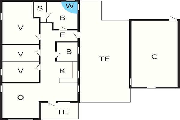 Foto van 6 persoons vakantie huis in Løkken - Vakantiehuis in Løkken - FloorPlan