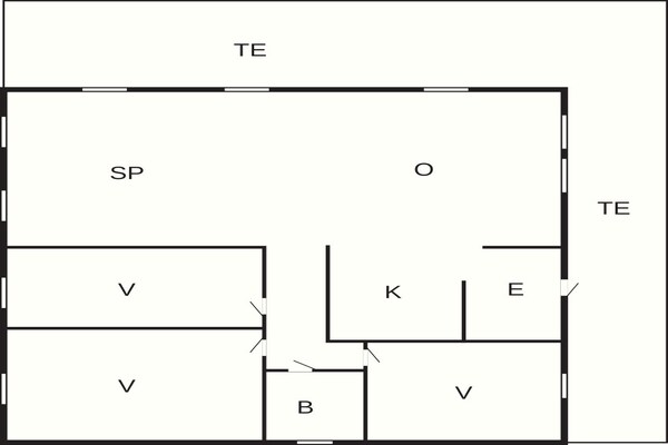Foto van 6 persoons vakantie huis in Hamnvik - Vakantiehuis in Hamnvik - FloorPlan