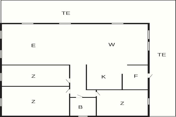Foto van 6 persoons vakantie huis in Hamnvik - Vakantiehuis in Hamnvik - FloorPlan
