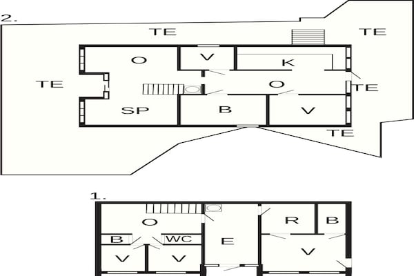 Foto van 12 persoons vakantie huis in Fitjar - Vakantiehuis in Fitjar - FloorPlan