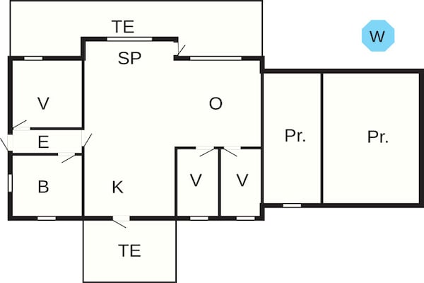 Foto van Kustsereniteit in Vemmingbund-By Traum - Vakantiehuis in Broager - FloorPlan