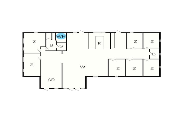 Foto van 14 persoons vakantie huis in Glesborg - Vakantiehuis in Glesborg - FloorPlan