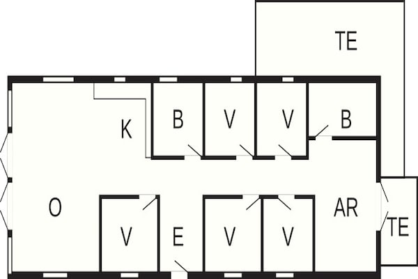 Foto van 14 persoons vakantie huis in Glesborg - Vakantiehuis in Glesborg - FloorPlan