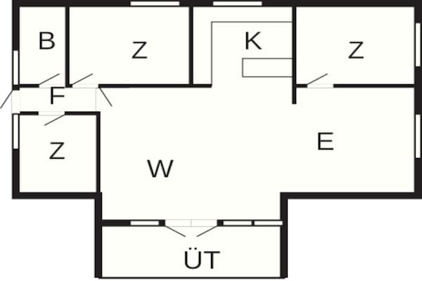 Foto van Afgelegen oase bij Kvie-meer-By Traum - Vakantiehuis in Ansager - FloorPlan