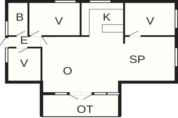Foto van Afgelegen oase bij Kvie-meer-By Traum - Vakantiehuis in Ansager - FloorPlan