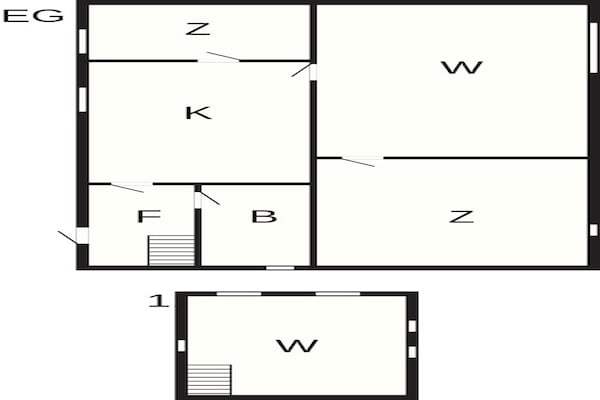 Foto van 6 persoons vakantie huis in Hjørring - Vakantiehuis in Hjørring - FloorPlan