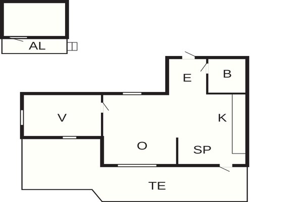 Foto van 6 persoons vakantie huis in HENÅN - Vakantiehuis in HENÅN - FloorPlan