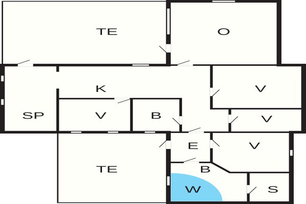 Foto van 6 persoons vakantie huis in Fjerritslev - Vakantiehuis in Fjerritslev - FloorPlan