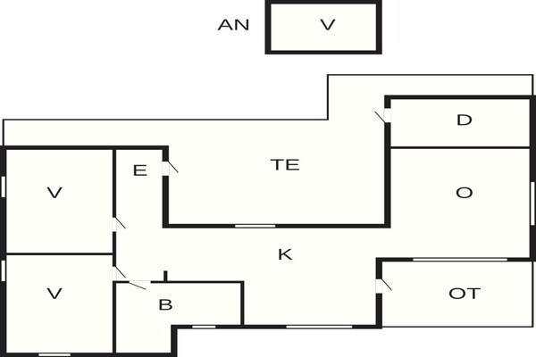 Foto van 7 persoons vakantie huis in DRÄKNE-HOGBY - Vakantiehuis in DRÄKNE-HOGBY - FloorPlan