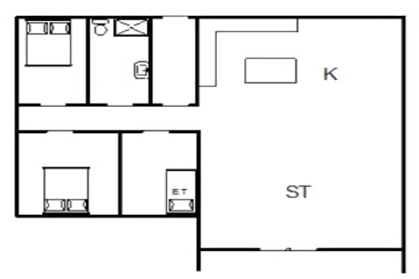 Foto van Sfeervol Familieverblijf-By Traum - Vakantiehuis in Blåvand - FloorPlan