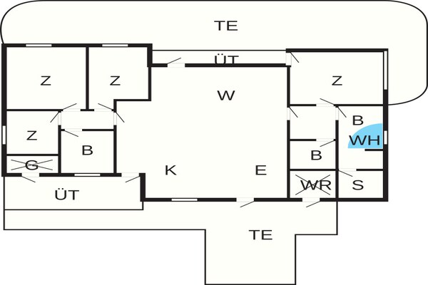 Foto van Gezellig toevluchtsoord in Skovmose - Vakantiehuis in Sydals - FloorPlan