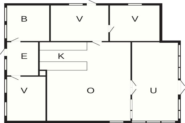 Foto van Zeezicht - Door Traum - Vakantiehuis in Væggerløse - FloorPlan