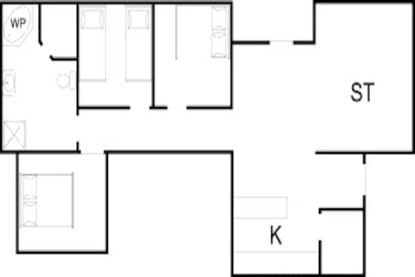 Foto van 6 persoons vakantie huis in Hemmet - Vakantiehuis in Hemmet - FloorPlan