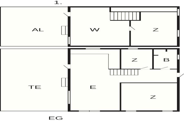 Foto van Kustsereniteit in Fjellerup-By Traum - Vakantiehuis in Glesborg - FloorPlan