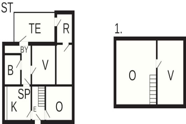 Foto van 6 persoons vakantie huis in Bredebro - Vakantiehuis in Bredebro - FloorPlan