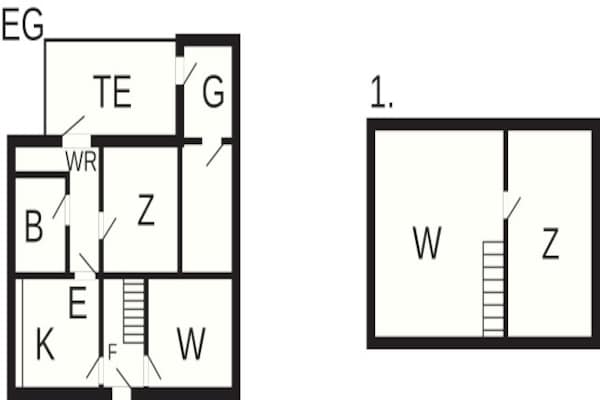 Foto van 6 persoons vakantie huis in Bredebro - Vakantiehuis in Bredebro - FloorPlan