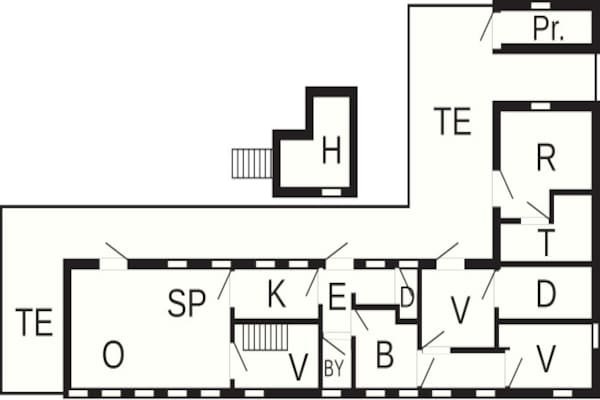 Foto van 7 persoons vakantie huis in Grenaa - Vakantiehuis in Grenaa - FloorPlan