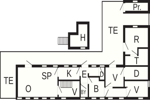 Foto van 7 persoons vakantie huis in Grenaa - Vakantiehuis in Grenaa - FloorPlan