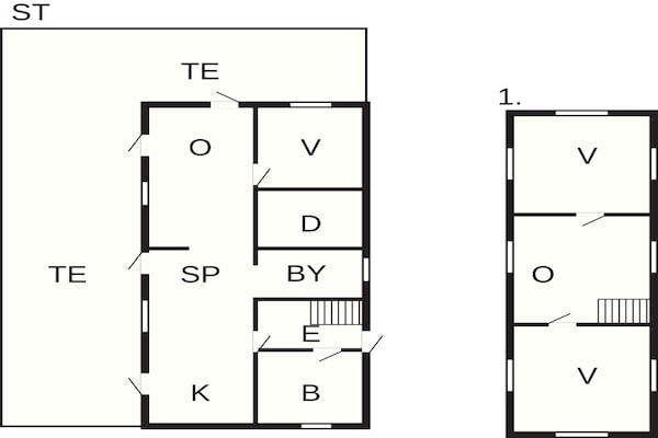 Foto van 6 persoons vakantie huis in Hadsund - Vakantiehuis in Hadsund - FloorPlan