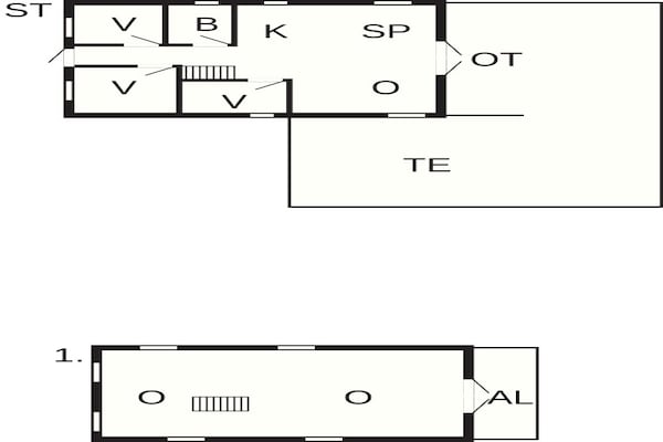 Foto van 6 persoons vakantie huis in Thyholm - Vakantiehuis in Thyholm - FloorPlan