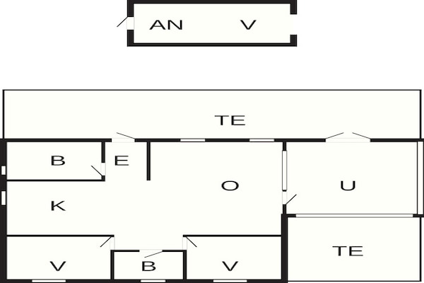 Foto van 6 persoons vakantie huis in Storvorde - Vakantiehuis in Storvorde - FloorPlan