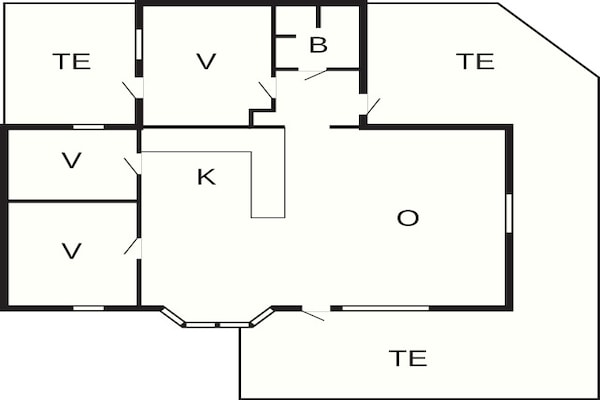 Foto van Afgelegen bosparadijs-By Traum - Vakantiehuis in Løkken - FloorPlan