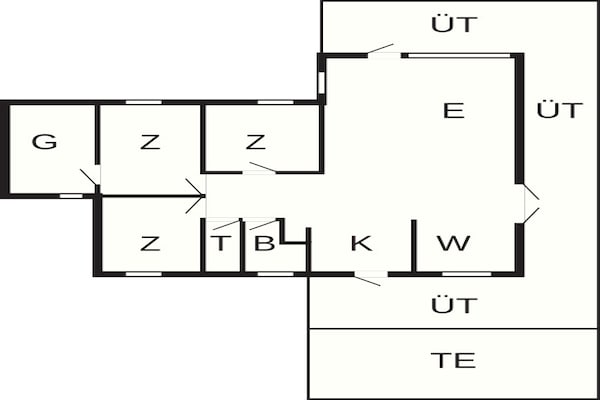 Foto van Kustsereniteit bij Als Odde-By Traum - Vakantiehuis in Hadsund - FloorPlan