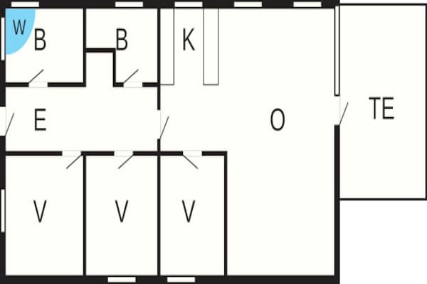 Foto van 8 persoons vakantie huis in Ålbæk - Vakantiehuis in Ålbæk - FloorPlan