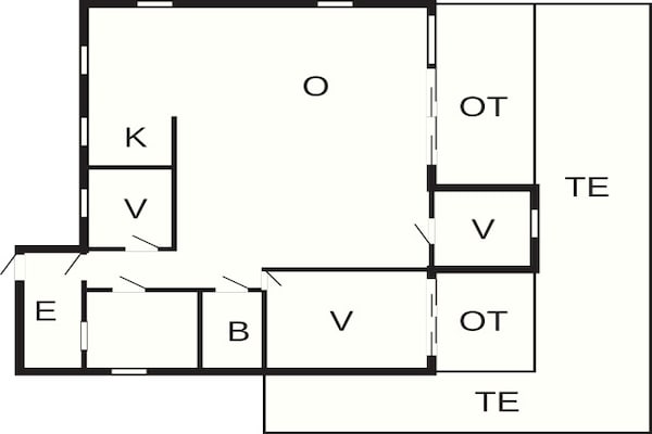 Foto van 7 persoons vakantie huis in Svelgen - Vakantiehuis in Svelgen - FloorPlan