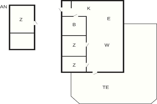 Foto van 6 persoons vakantie huis in Slagelse - Vakantiehuis in Slagelse - FloorPlan