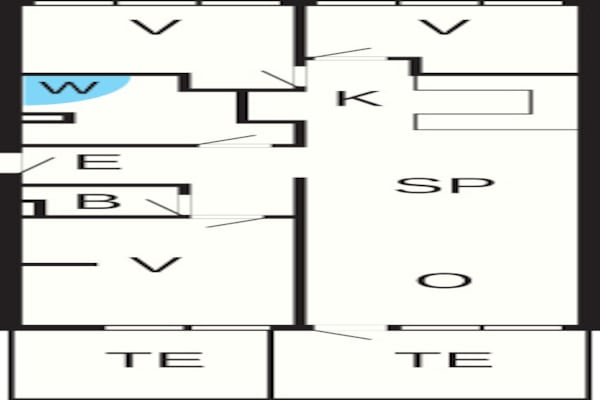 Foto van 8 persoons vakantie huis in Ringkøbing - Vakantiehuis in Ringkøbing - FloorPlan