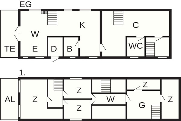 Foto van 10 persoons vakantie huis in Fur - Vakantiehuis in Fur - FloorPlan