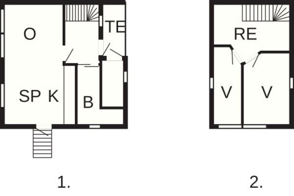 Foto van 6 persoons vakantie huis in EYDEHAVN - Vakantiehuis in Eydehavn - FloorPlan
