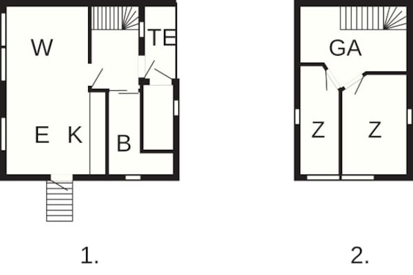 Foto van 6 persoons vakantie huis in EYDEHAVN - Vakantiehuis in Eydehavn - FloorPlan