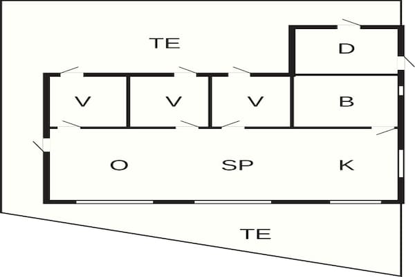 Foto van Panoramisch Strandtoevluchtsoord-By Traum - Vakantiehuis in Haderslev - FloorPlan