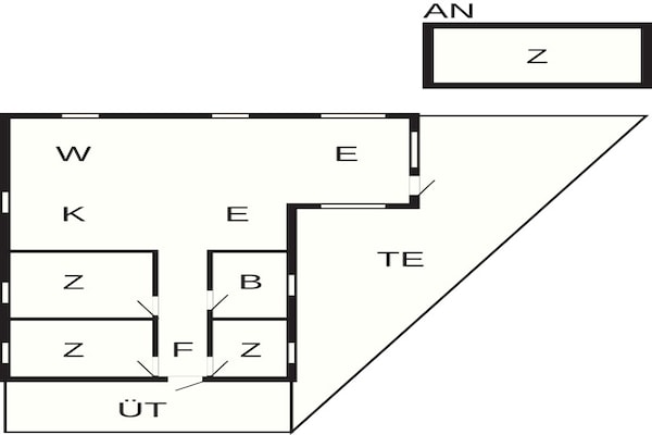 Foto van 6 persoons vakantie huis in Hadsund - Vakantiehuis in Hadsund - FloorPlan
