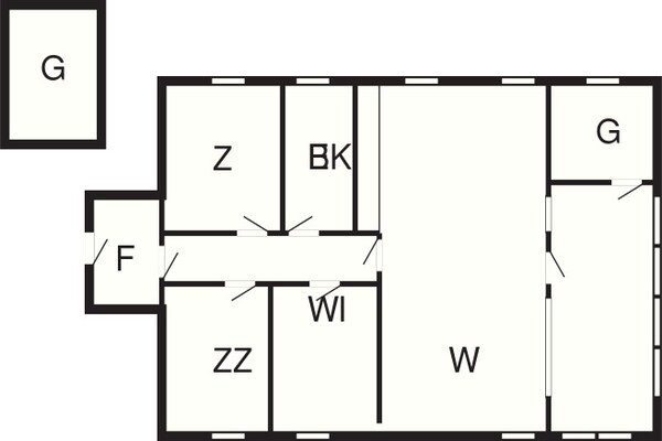 Foto van Rustig toevluchtsoord in Hejlsminde-By Traum - Vakantiehuis in Hejls - FloorPlan